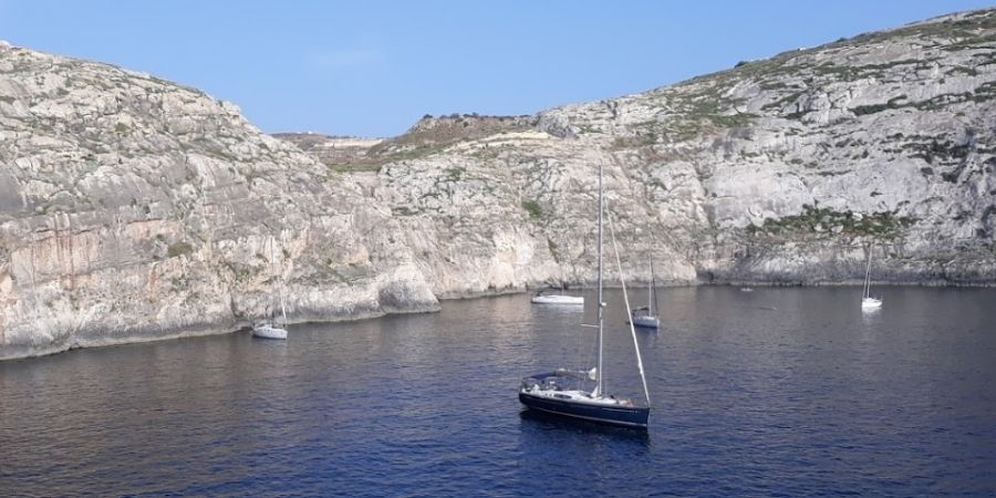 Barcos desde Ta Óneira, vista marítima